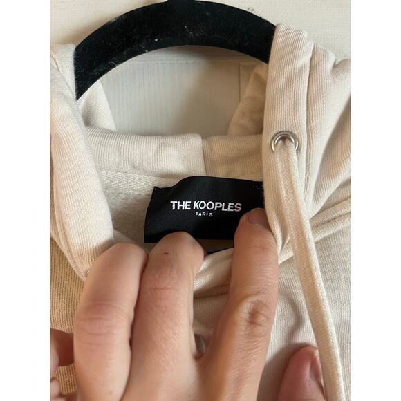 The Kooples Paris Women’s Hooded Sweatshirt With Planet Motif Cotton Small - Picture 4 of 9